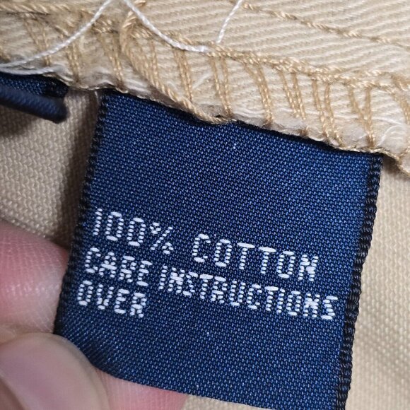 Polo Ralph Lauren Cargo Shorts Men 38 Beige Heavy Cotton Outdoor Skater‎ Pockets - Picture 8 of 15